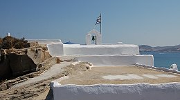 Small traditional Aegean church